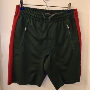 PacSun Green and Red Men's Shorts Size S
